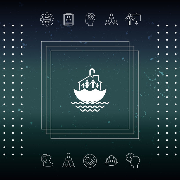 家庭家居安全图标图片下载