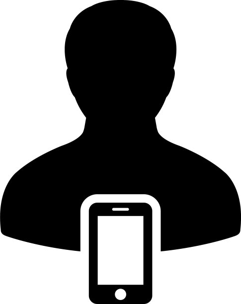 手机用户图标男性头像头像符号图片下载