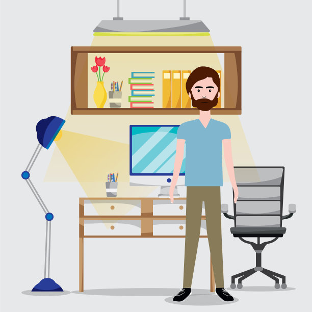 工人在办公室图片下载