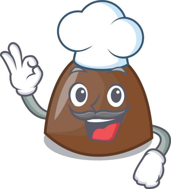 厨师巧克力糖果人物卡通图片下载