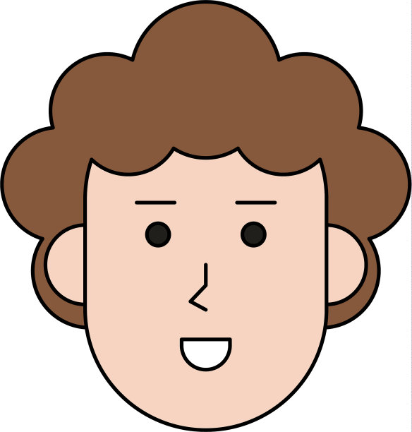 快乐女人卡通图标形象图片下载