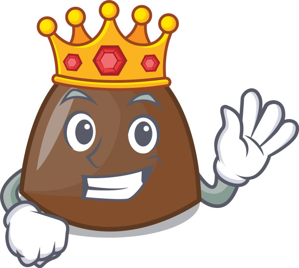 巧克力大王糖果卡通吉祥物图片下载