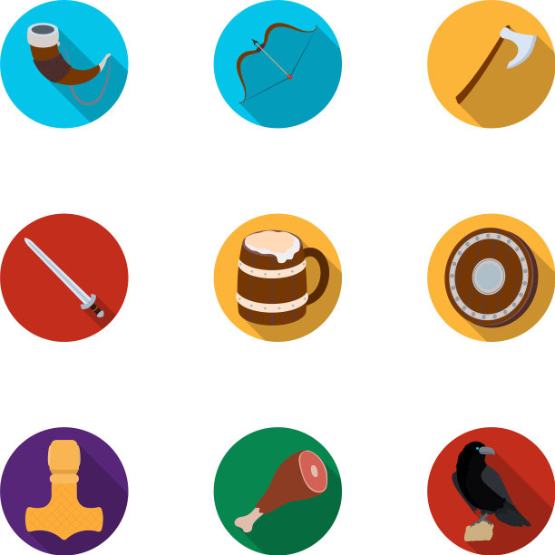 船上的古代海盗战士图片下载