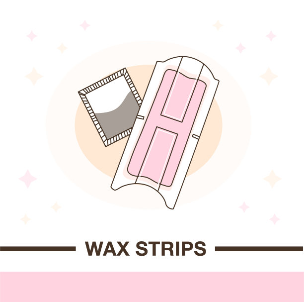 脱毛蜡条与乳液图片下载