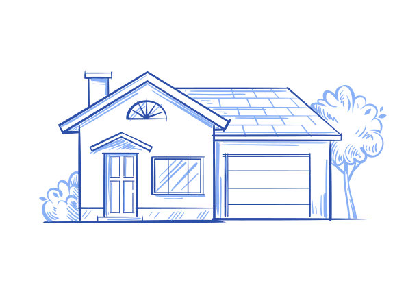 村子里的房子图片下载