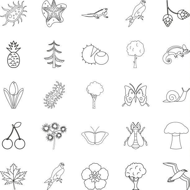 林地图标设置轮廓样式图片下载