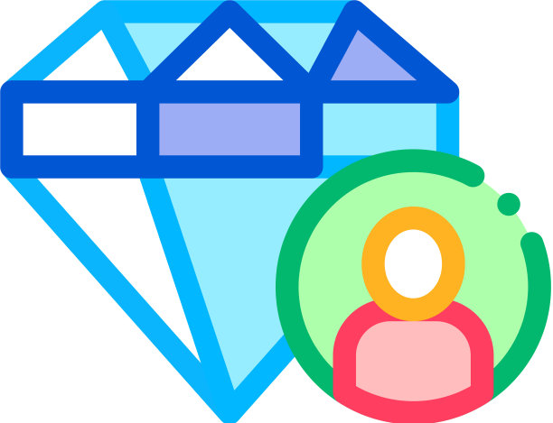 钻石人类天才图标图片下载