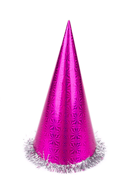 彩色的生日帽子。图片下载