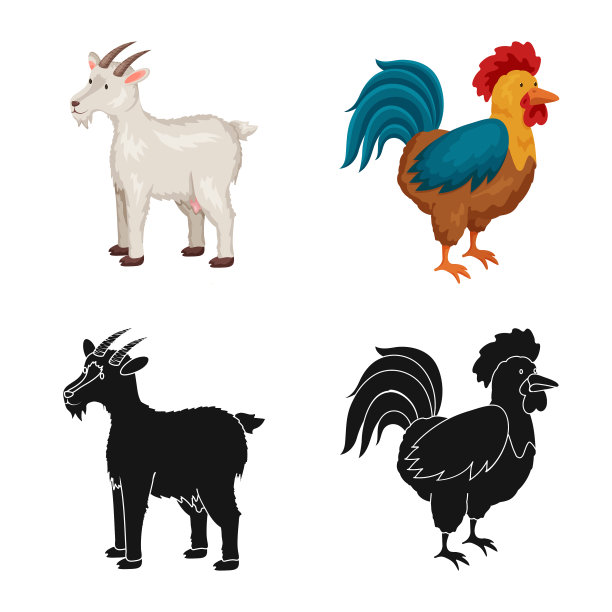 设计育种和厨房图标集图片下载