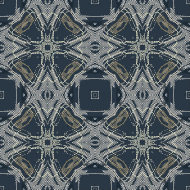 生物形态高度详细无缝模式图片下载