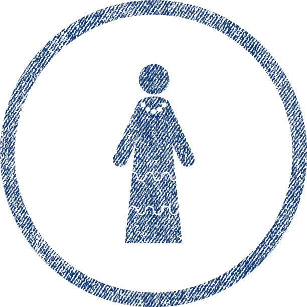 新娘圆形织物纹理图标图片下载