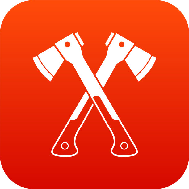 十字轴图标数字红色图片下载