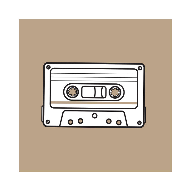 90年代的旧式录音带图片下载