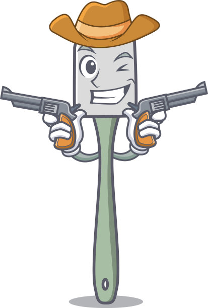 牛仔硅胶刮刀用于烹饪图片下载