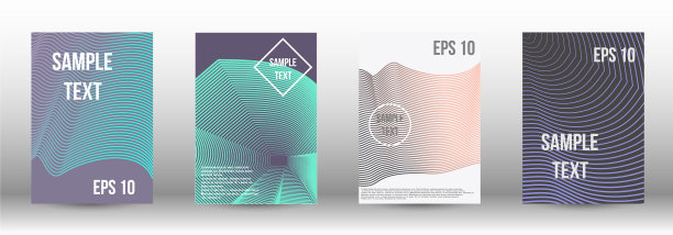 一个现代封面设计模板图片下载