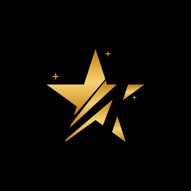 星星标志图标设计模板图片下载