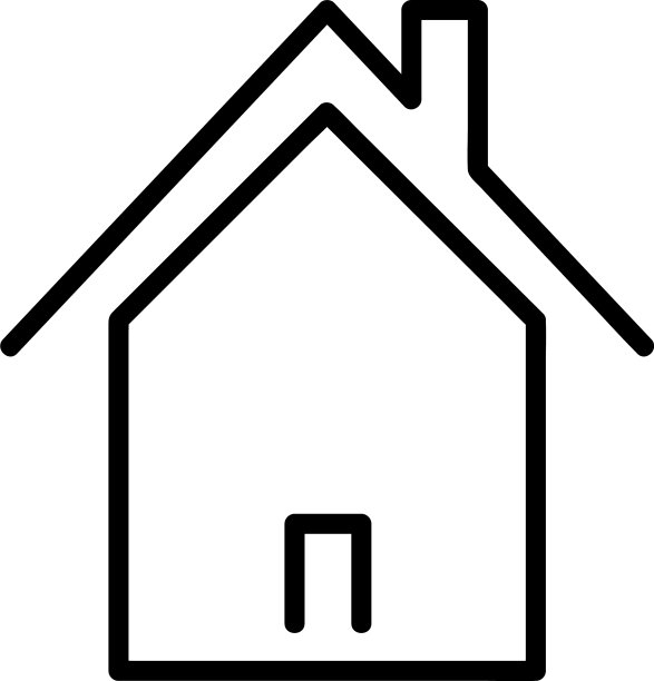 房屋轮廓图标图片下载