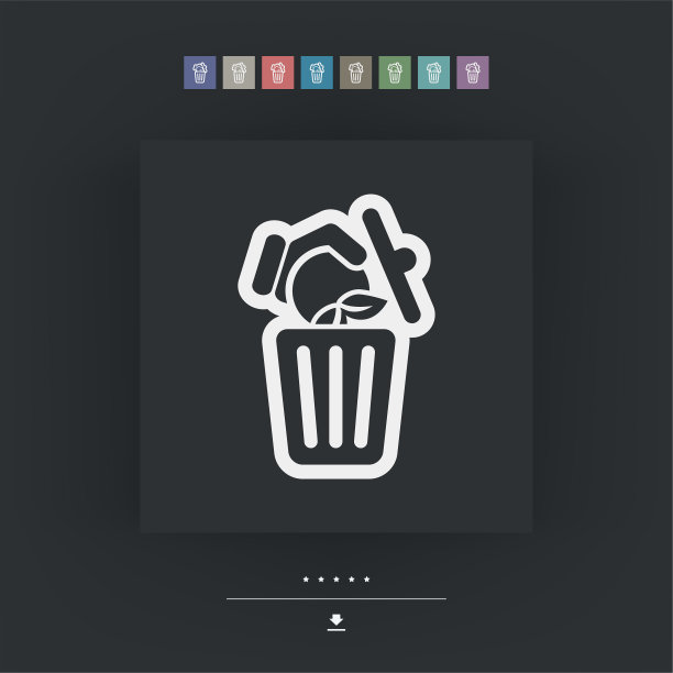 食物垃圾图标图片下载