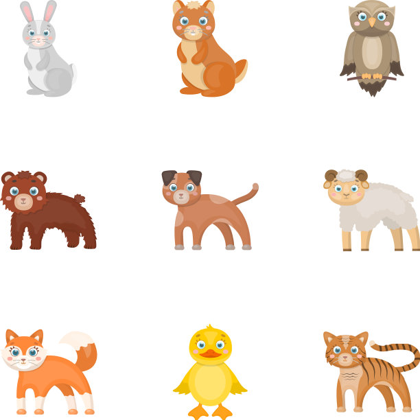 自然玩具农场动物园和其他网络图标图片下载