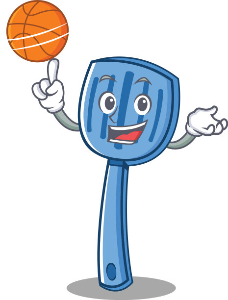 用篮球铲卡通人物造型图片下载
