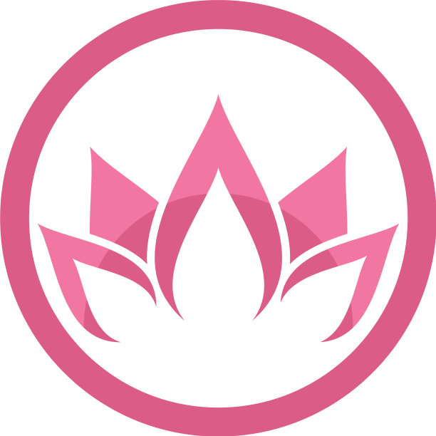 荷花标志模板图片下载