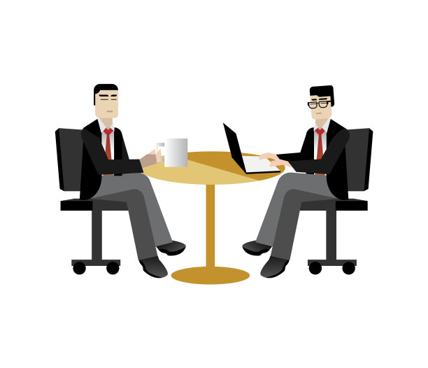 亚洲商人在办公室喝咖啡图片下载