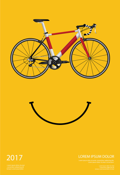 骑自行车的海报图片下载