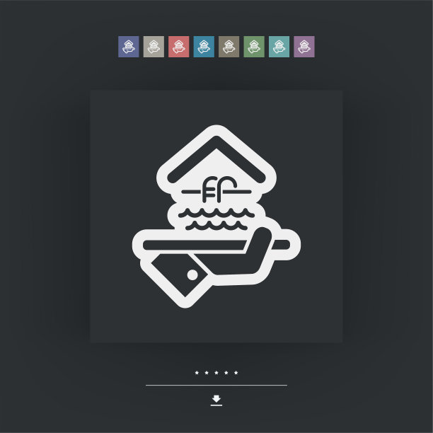 酒店图标游泳池图片下载