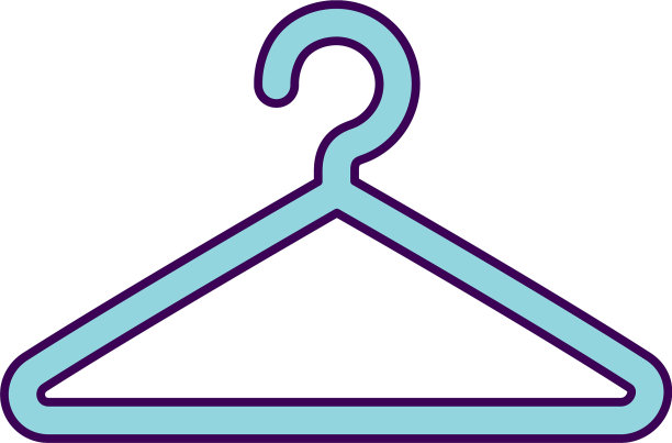 电线晾衣夹孤立图标图片下载