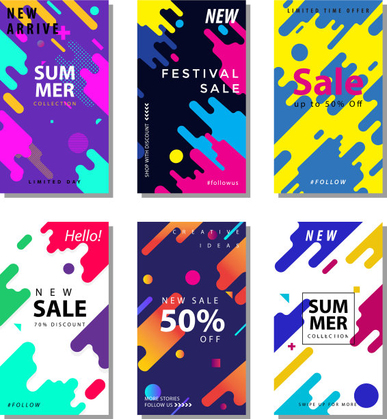 设置销售横幅背景与动态圆形图片下载