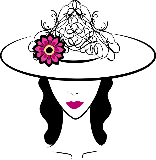 戴帽子的女人5图片下载