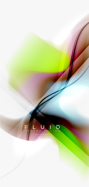 流体流动波抽象背景图片下载