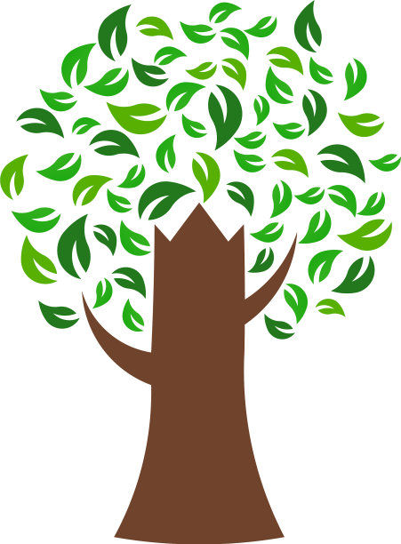 绿树环保标志图片下载