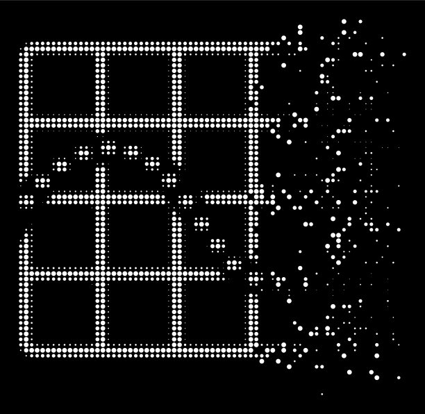 亮丝虚线半色调虚线功能图片下载