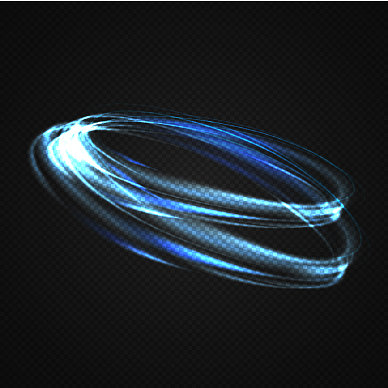 运动中的霓虹模糊的圆圈图片下载