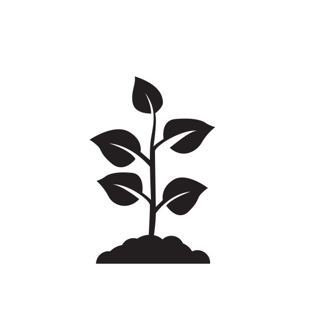 植物图标标志设计图片下载