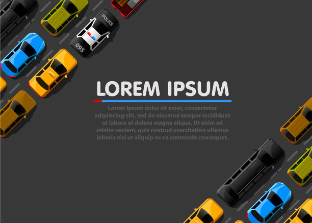 公路运输高速公路上交通堵塞图片下载