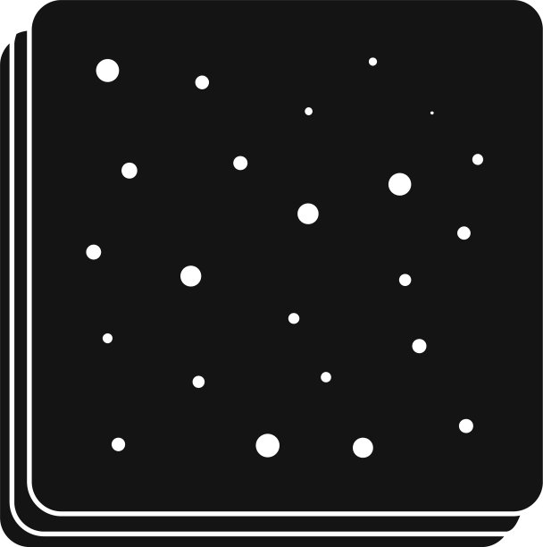 简约风格的巧克力饼干图标图片下载