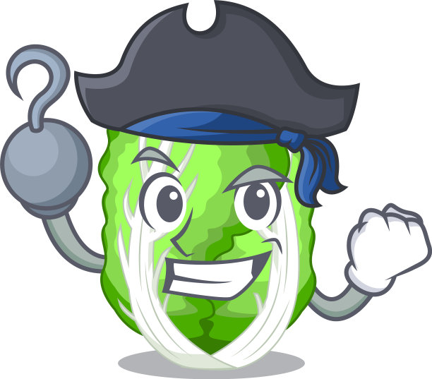 在卡通篮子里偷白菜图片下载