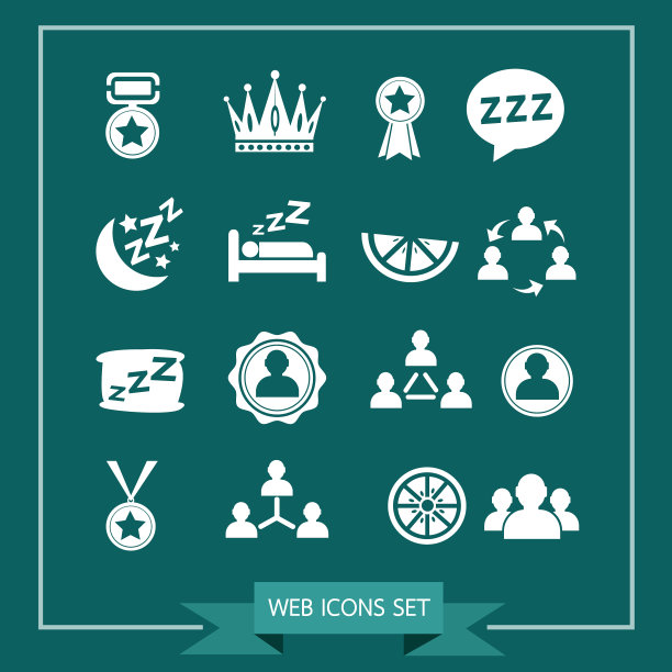 为网站和通信设置的网页图标图片下载