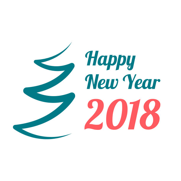 2018年新年快乐横幅图片下载