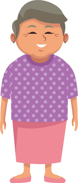 可爱的卡通祖母图片下载