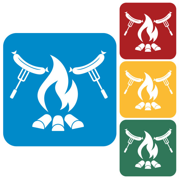 烤香肠图标图片下载