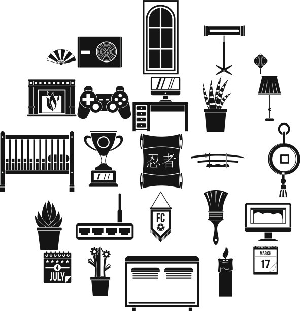 住所图标设置简单的风格图片下载