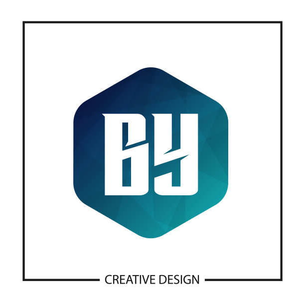 首字母BY Logo模板设计图片下载