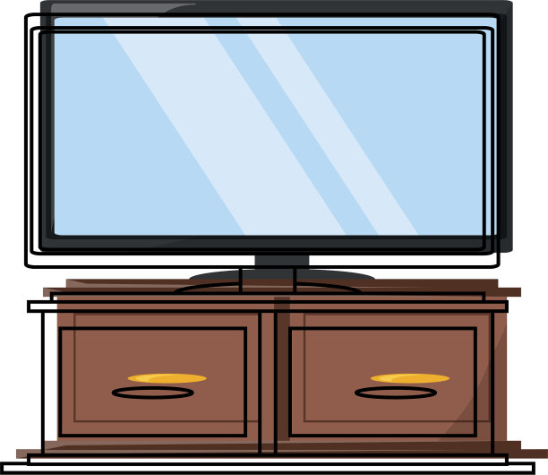 平板电视图标图片下载