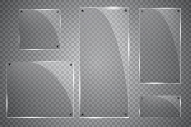 玻璃板上安装玻璃横幅图片下载