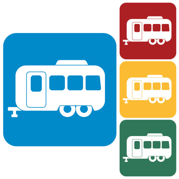 露营拖车图标图片下载