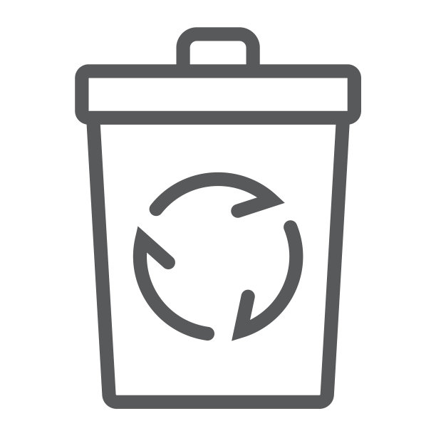 生态与能源回收箱线条图标图片下载