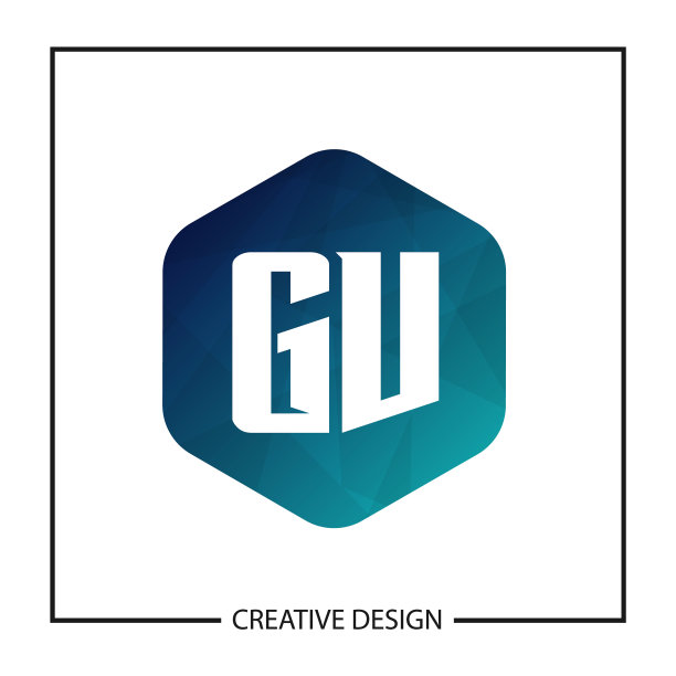 首字母GV logo设计模板图片下载